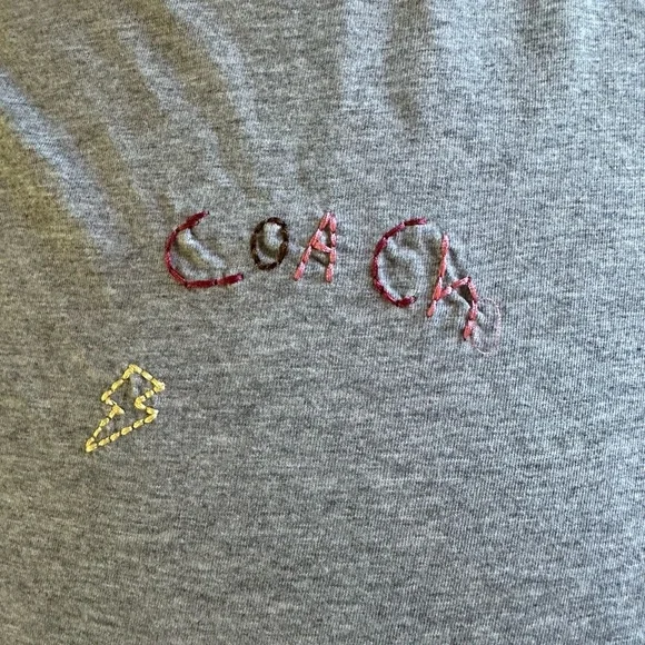 Worn Once Womens Oversized XL Coach Tshirt - Picture 2 of 5